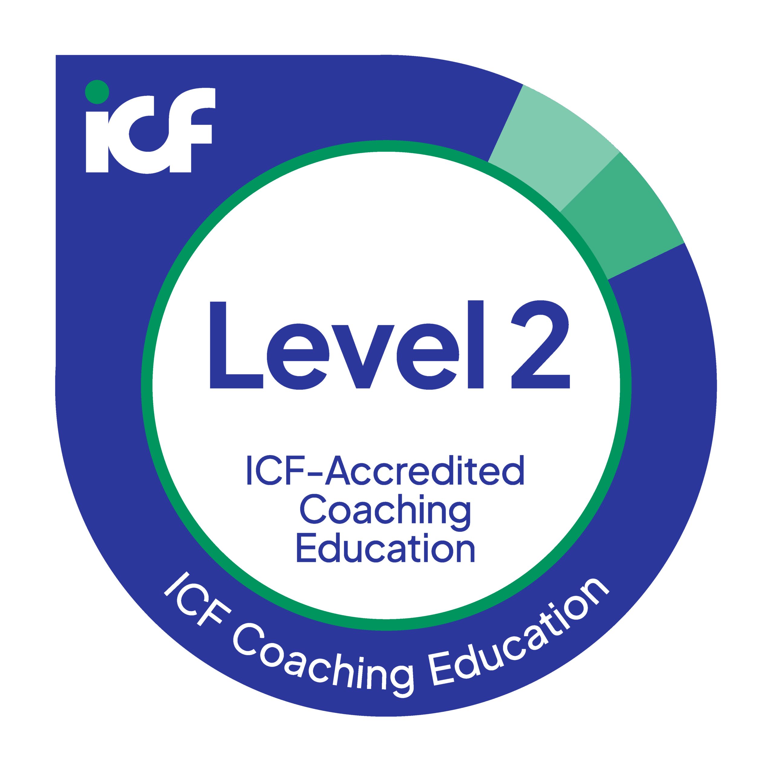ICF Accredited Coaching Education Level 2 logo
